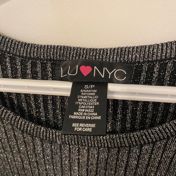 Silver sparkly dress - Picture 2 of 3